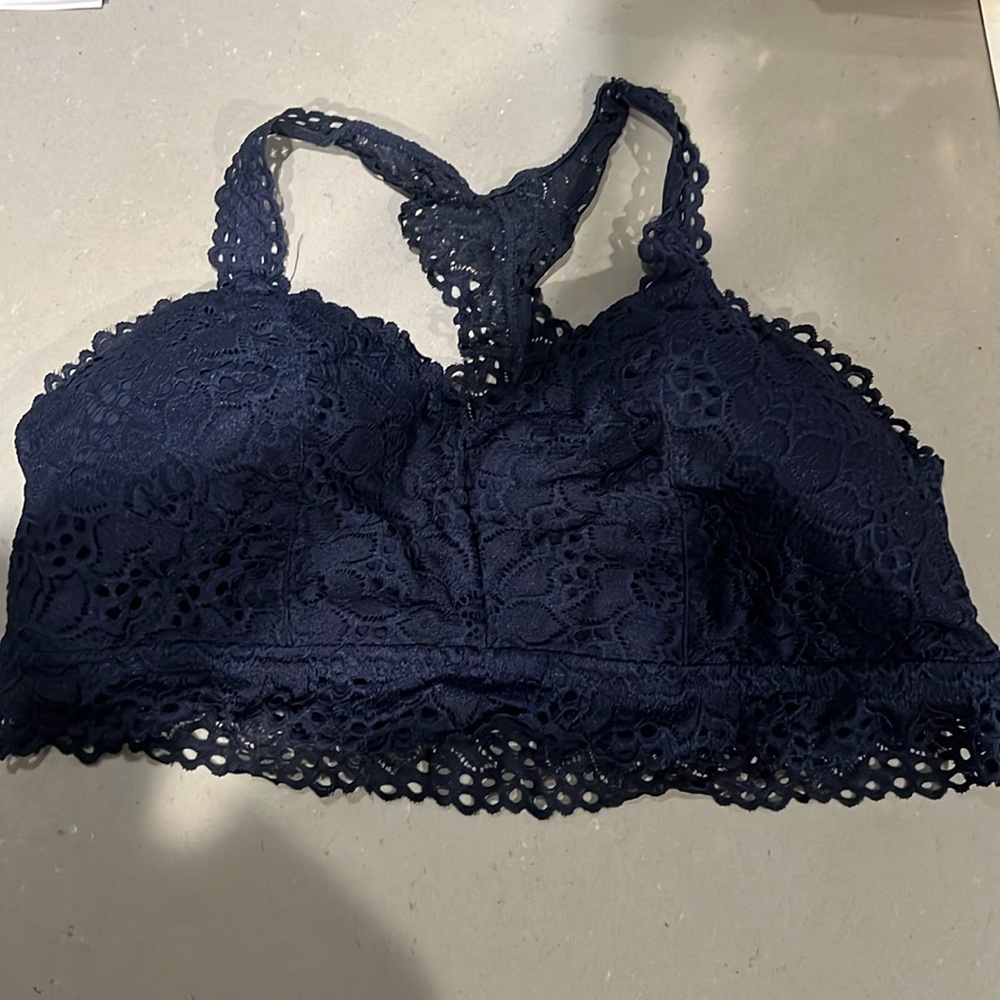 Maurice’s Navy, Lace Bralette